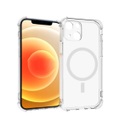 iPhone 13 MagSafe Hybrid Hülle TPU Bumper Air Cushion Fallschutz + Acryl Rückseite - Transparent