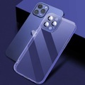 iPhone 13 Pro Gummi Hülle Air Cushion Fallschutz mit Kameraschutz - Blau / Transparent