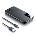 Joyroom - (20W/PD) 20000mAh Fast Charge Ladegerät USB C / Dual USB A Power Bank (PD 3.0 + QC 3.0) mit LED Anzeige - Schwarz