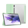 Dux Ducis - Samsung Galaxy Tab S8+ Plus / Tab S7 FE 5G / Tab S7+ Plus Leder Tasche Smart Cover Schutzhülle + Apple Pencil Halter - Türkis