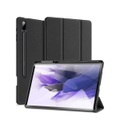 Dux Ducis - Samsung Galaxy Tab S8+ Plus / Tab S7 FE 5G / Tab S7+ Plus Tasche Smart Cover Hülle Stoff Design mit Apple Pencil Halterung - Schwarz