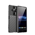 Sony Xperia Pro-I Gummi Case Schutzhülle Grip Design - Schwarz