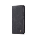 Caseme - Xiaomi 12 Pro Leder Tasche Flip Wallet Etui mit Kartenfächern - Schwarz