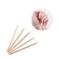 (100er Set) Holz Nagelhautentferner Nagelhaut Schieber für die Maniküre / Pediküre - Braun