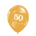 Sonstige Marke, (10er Set) Geburtstags Latex Ballons Party Deko 50. Geburtstags Luftballons - Gold