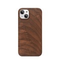 WOODCESSORIES, Woodcessories - iPhone 13 Mini EcoCase Slim Echt Holz Hülle Walnuss FSC Zertifiziert (ECO523) - Dunkelbraun