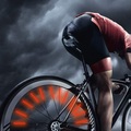 undefined, (12er Set) 75mm Fahrrad Velo Speichen Reflektoren - Rot