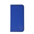 Mike Galeli - iPhone 13 Mini Echtleder Book Case Tasche Flip Cover Hand Made (MARCIP13MINI-M03) - Blau