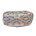 (20x10x7cm) Kosmetik Make Up Tasche Necessaire Organizer Bag Knit Design - Bunt