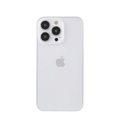 Apfelkiste © - iPhone 13 Pro Kunststoff Hülle Case Ultra Thin 0.45 mm - Weiss / Transparent (Matt)