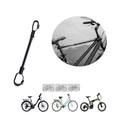 Fahrrad Transport Stange Crossbar Querstange Rahmen Adapter für Damen / Kinder Velos - Schwarz
