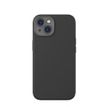 Baseus - iPhone 14 Plus MagSafe Silikon Case Soft Touch Hülle mit Kameraschutz + Display Panzerglas - Schwarz