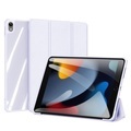 Dux Ducis - iPad 10.9 (2022) Hybrid TPU Bumper Leder Tasche Smart Cover Schutzhülle - Lila