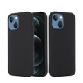 iPhone 14 Plus MagSafe Soft Touch Silikon Case Hülle - Schwarz