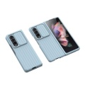 Samsung Galaxy Z Fold4 5G Schutz Hülle Cam-Slider Kameraschutz - Blau