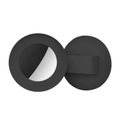 Apple AirTag Silikon Case Soft Touch Hülle Halsband Halterung für Haustiere - Schwarz