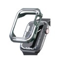 Apple Watch 7 (41 mm) Hybrid Hardcase Bumper Hülle - Transparent / Grün
