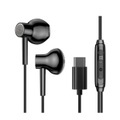 Joyroom - Stereo Kopfhörer Headset mit integrierter Fernbedienung + USB C Anschluss - Schwarz