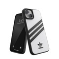 adidas Originals - iPhone 14 Moulded Case Leder Hülle (50189) - Weiss / Schwarz