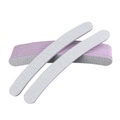 (10er Set) 177x20mm Nagelfeile Formfeile Doppelseitig für die Maniküre / Pediküre 100/180 Körnung - Grau