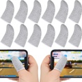 Sonstige Marke, (30er Set) Anti-Schweiss Gaming Finger Sleeve Fingerhut Atmungsaktiv mit Silberfasern für Mobile Gaming
