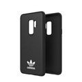 adidas Originals - Samsung Galaxy S9+ Plus Moulded Hardcase Leder Hülle (29929) - Schwarz / Weiss