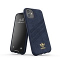 Apple, adidas Originals - iPhone 11 Hülle Moulded Ultrasuede (36380) - Blau
