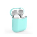 AirPods (1. & 2. Generation) Silikon Case Schutzhülle Abdeckung - Türkis (Matt)