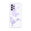 Samsung, Apfelkiste © - Samsung Galaxy A52 / A52 5G Gummi Schutzhülle Weltkarte - Weiss