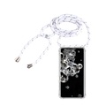 Apfelkiste © - Samsung Galaxy S20 Ultra Necklace Gummi Hülle Air Cushion Fallschutz + Handykette (150cm) - Transparent / Weiss
