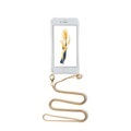 Apfelkiste © - iPhone 6 / 6S Necklace Gummi Hülle Air Cushion Fallschutz + Schlangenkette (1.2m) - Gold