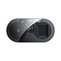 Baseus - (15W) Dual Qi Wireless Charger Schnellladegerät Ladestation - Schwarz / Transparent