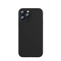 Baseus - iPhone 13 Pro Max Silikon Case Soft Touch Hülle + Kameraschutz - Schwarz