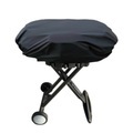 BBQ Grill Abdeckung Wasserdichte Abdeckplane UV-Schutz / Regenschutz / Winterfest (90 x 55 x 27cm) - Schwarz
