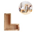 Sonstige Marke, Holz Letter Spardose Wiederverwendbares DIY Kässeli - Buchstabe L