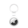 Epico - Apple AirTag Anhänger Gummi Case Hülle Schlüsselanhänger (9910101000002) - Transparent