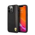 Ferrari - iPhone 13 Pro Max Hardcase Hülle Carbon (FESAXHCP13XBK) - Schwarz