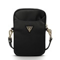 Guess - Universal Handy Umhänge Tasche Portemonnaie Torebka Triangle Logo (GUPBNTMLBK) - Schwarz