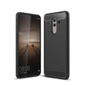 Huawei Mate 10 Pro Gummi Case Schutzhülle Carbon Look - Schwarz