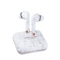 Happy Plugs AIR 1 PLUS In-Ear- Wireless white marble