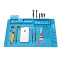 Hitzebeständige Arbeitsmatte Magnet Organizer für Lötarbeiten & Reparaturen - Blau