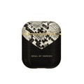 iDeal of Sweden - AirPods (1. & 2. Generation) Atelier Leder Tasche Schutzhülle Abdeckung (IDFAPC-199) - Midnight Python