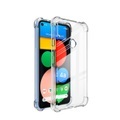 IMAK - Google Pixel 4a 5G Gummi Hülle Air Cushion Fallschutz + Display Folie - Transparent