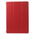 iPad Air 2 Slim Smart Cover Hülle + Hardcase - Rot / Transparent