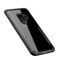 IPAKY - Samsung Galaxy S9 Hybrid TPU Bumper Case Hülle Air Cushion Fallschutz - Schwarz / Transparent