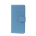 iPhone 6 / 6S Echtleder Tasche Flip Cover mit Karten Etui - Blau
