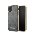 Guess - iPhone 11 Hardcase Hülle Charms (GUHCN61G4GG) - Grau / Gold