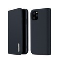 Dux Ducis - iPhone 11 Pro Max Flip Wallet Cover Echtleder Tasche Wish Series - Dunkelblau
