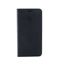 Mike Galeli - iPhone 12 Pro Max Echtleder Book Case Tasche Flip Cover - Schwarz