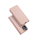 Dux Ducis - iPhone 13 Flip Wallet Cover Leder Tasche - Roségold